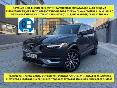 Gris / plata Usado 2021 Volvo XC90 Inscription SUV | 43.995 € (Un poco caro)