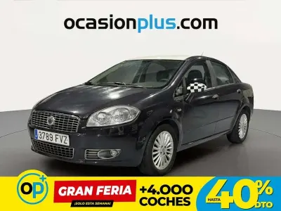 Usado Fiat Linea Dynamic 90 CV (66 kW) 2007 Negro Berlina