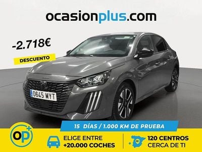 Usado Peugeot 208 Allure 100 CV (73 kW) 2025 Gris Utilitario