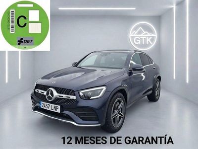 Usado Mercedes GLC220 194 CV (142 kW) 2021 Azul Coupe