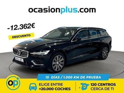 Negro Usado 2021 Volvo V60 Inscription Familiar | 31.490 € (Precio justo)