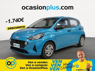Usado Hyundai i10 67 CV (49 kW) 2022 Azul Utilitario