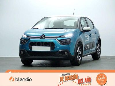 Usado Citroën C3 Feel 83 CV (61 kW) 2022 Azul Utilitario