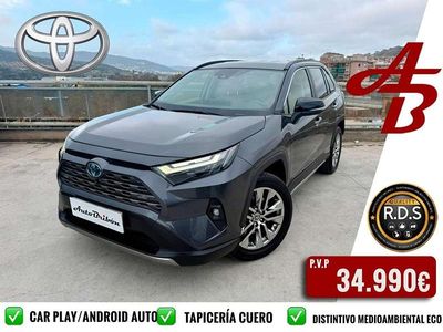 Usado Toyota RAV4 Hybrid Luxury 218 CV (160 kW) 2022 Gris SUV