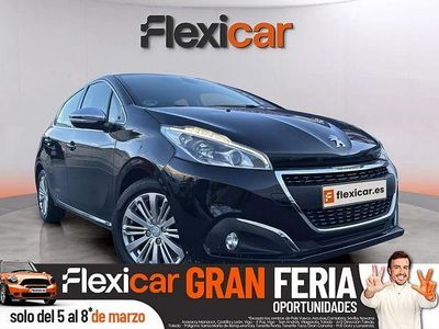 Usado Peugeot 208 Allure 82 CV (60 kW) 2018 Negro Utilitario