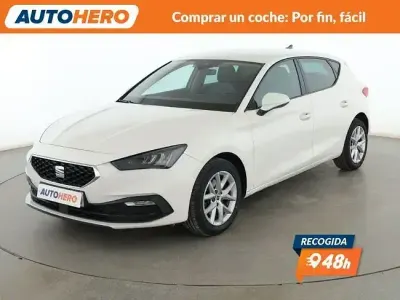 Usado Seat Leon Style 116 CV (85 kW) 2021 Blanco Berlina
