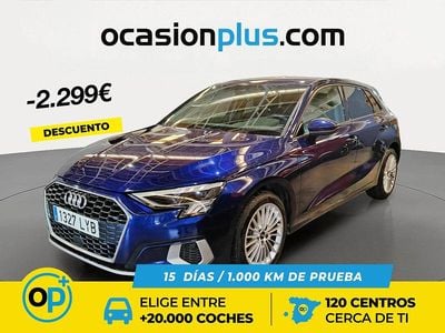 Usado Audi A3 Advanced Plus 116 CV (85 kW) 2022 Azul Berlina