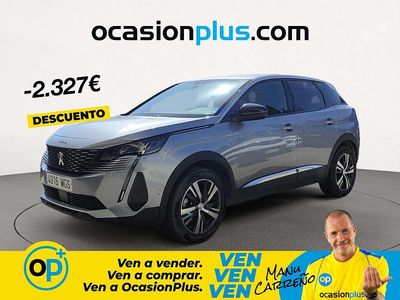 Usado Peugeot 3008 Allure 130 CV (95 kW) 2023 Gris SUV