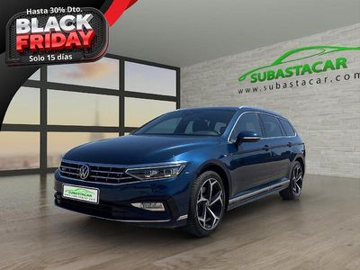 Azul metalizado Usado 2021 VW Passat R-line Familiar | 25.200 € (Un poco caro)