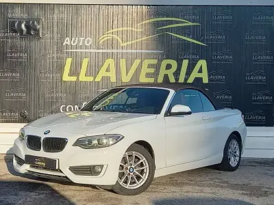 Usado BMW 218 136 CV (100 kW) 2015 Blanco Descapotable