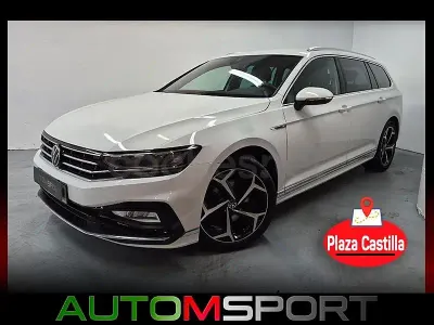 Usado VW Passat R-line 150 CV (110 kW) 2021 Blanco Familiar