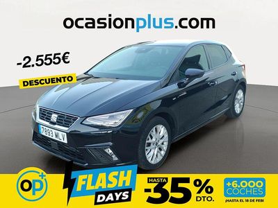 Usado Seat Ibiza FR 110 CV (80 kW) 2023 Negro Berlina