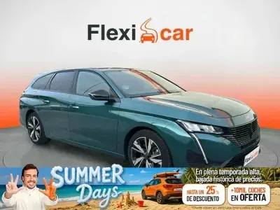 Usado Peugeot 308 SW Allure 130 CV (95 kW) 2022 Verde Familiar