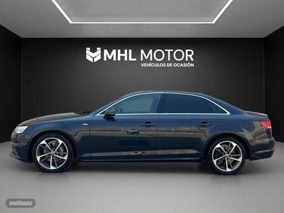 Usado Audi A4 S-Line 190 CV (139 kW) 2017 Azul Berlina
