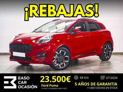 Rojo Usado 2024 Ford Puma ST-Line X SUV | 21.600 € (Precio justo)