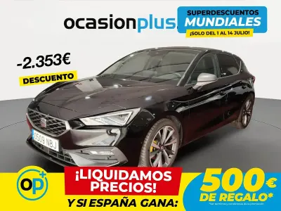 Usado Seat Leon FR 150 CV (110 kW) 2025 Negro Berlina