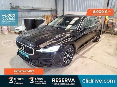 Brugt Volvo V60 Momentum 190 HK (139 kW) 2022 Sort Stationcar