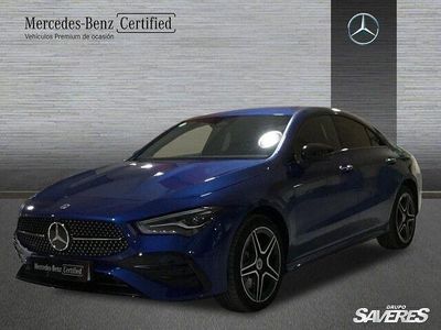 Usado Mercedes CLA250e AMG line 218 CV (160 kW) 2024 Azul espectra Berlina