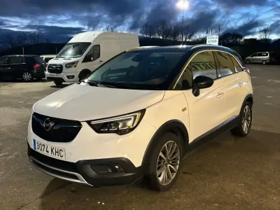 Käytetty Opel Crossland X Design Edition 110 HP (80 kW) 2018 Valkoinen Katumaasturi