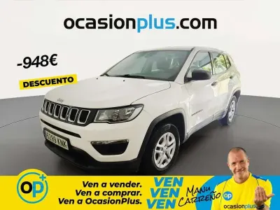 Usado Jeep Compass Sport 140 CV (102 kW) 2018 Blanco SUV