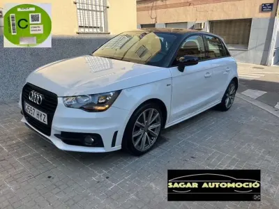 Usado Audi A1 Sportback S-Line 86 CV (63 kW) 2014 Blanco Utilitario