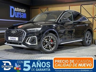 Usado Audi Q5 Sportback S-Line 204 CV (150 kW) 2022 Negro SUV