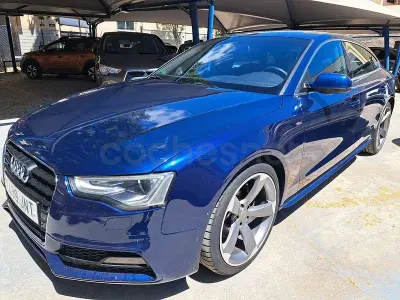 Usado Audi A5 Sportback S-Line 150 CV (110 kW) 2016 Azul Utilitario