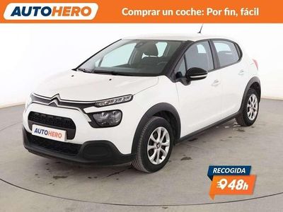 Usado Citroën C3 Live 99 CV (72 kW) 2022 Blanco Utilitario