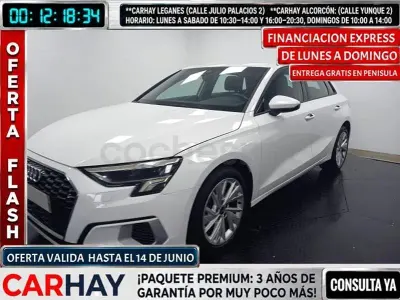 Usado Audi A3 Advanced Plus 110 CV (80 kW) 2022 Blanco Berlina