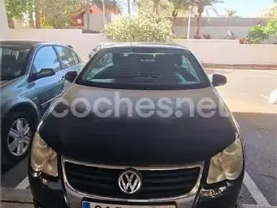 Usado VW Eos 115 CV (84 kW) 2007 Negro Descapotable