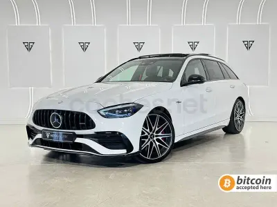 Usado Mercedes C43 AMG 408 CV (300 kW) 2023 Blanco Familiar