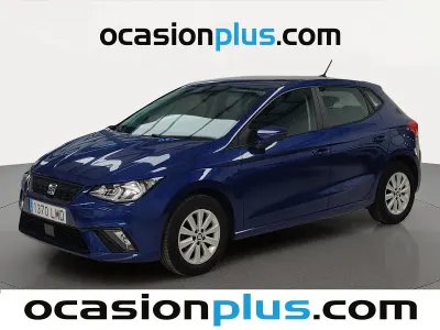 Usado Seat Ibiza Reference 95 CV (69 kW) 2021 Azul Utilitario