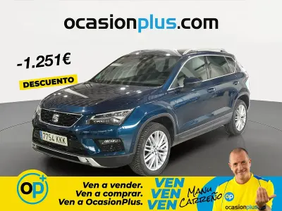 Usado Seat Ateca XCELLENCE 150 CV (110 kW) 2018 Azul SUV