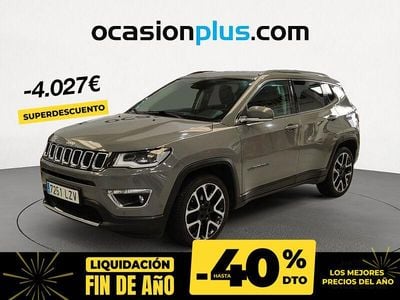 Gris Usado 2021 Jeep Compass Limited SUV | 17.250 € (Precio justo)