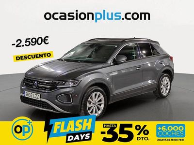 Usado VW T-Roc Life 150 CV (110 kW) 2022 Gris SUV