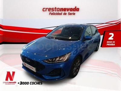 Usado Ford Focus ST-Line 125 CV (91 kW) 2022 Azul Berlina