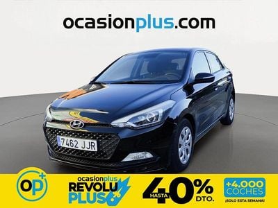 Usado Hyundai i20 84 CV (61 kW) 2015 Negro Utilitario