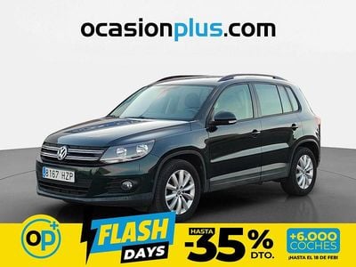Usado VW Tiguan 110 CV (80 kW) 2014 Verde SUV