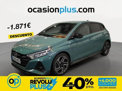 Usado Hyundai i20 N Line 79 CV (58 kW) 2024 Verde Berlina