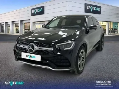 Usado Mercedes GLC220 170 CV (125 kW) 2020 Negro SUV