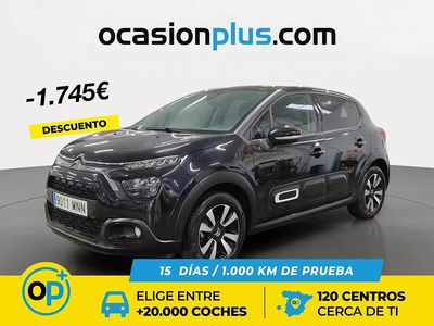 Negro Usado 2024 Citroën C3 PureTech Berlina | 13.150 € (Precio justo)