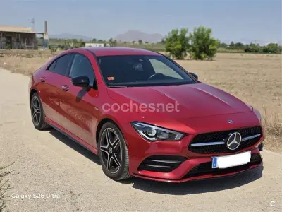 Usado Mercedes CLA200 150 CV (110 kW) 2021 Rojo Coupe
