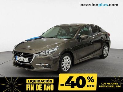 Negro Usado 2017 Mazda 3 Style Berlina | 12.590 € (Precio justo)