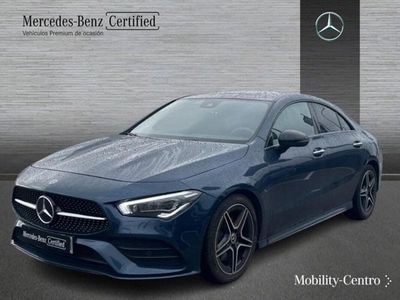 Usado Mercedes CLA200 AMG line 150 CV (110 kW) 2021 Denim blue  metallic paint Berlina