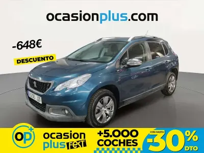 Usado Peugeot 2008 Style 110 CV (80 kW) 2017 Verde SUV