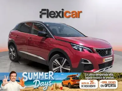 Usado Peugeot 3008 GT-line 130 CV (95 kW) 2019 Rojo SUV