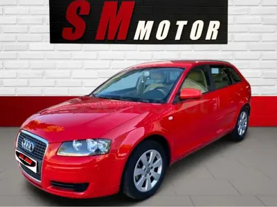 Usado Audi A3 Sportback Ambition 140 CV (102 kW) 2006 Rojo Utilitario