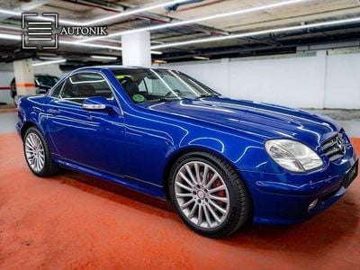 Usado Mercedes SLK230 196 CV (144 kW) 2002 Azul Descapotable
