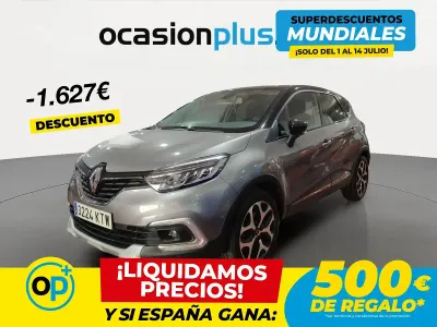 Usado Renault Captur Zen 130 CV (95 kW) 2019 Gris SUV