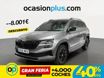 Usado Skoda Karoq SportLine 150 CV (110 kW) 2023 Gris SUV